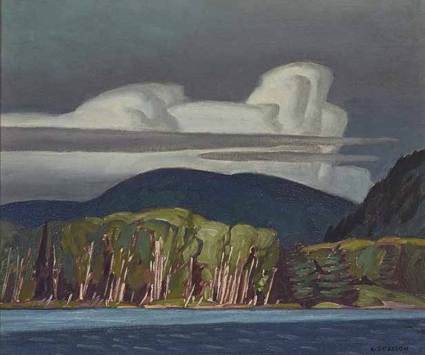 Alfred Joseph Casson, "Lake of Two Rivers," 1947