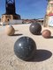 Mariechen Danz and Alicja Kwade’s sculpture installation, public grounds of the Arsenale, Venezia