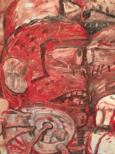 Installation detail from "Philip Guston and The Poets," Gallerie dell’Accademia di Venezia