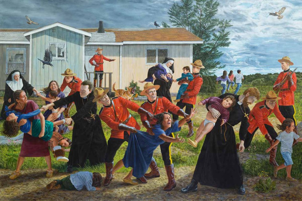 Kent Monkman, "The Scream," 2017