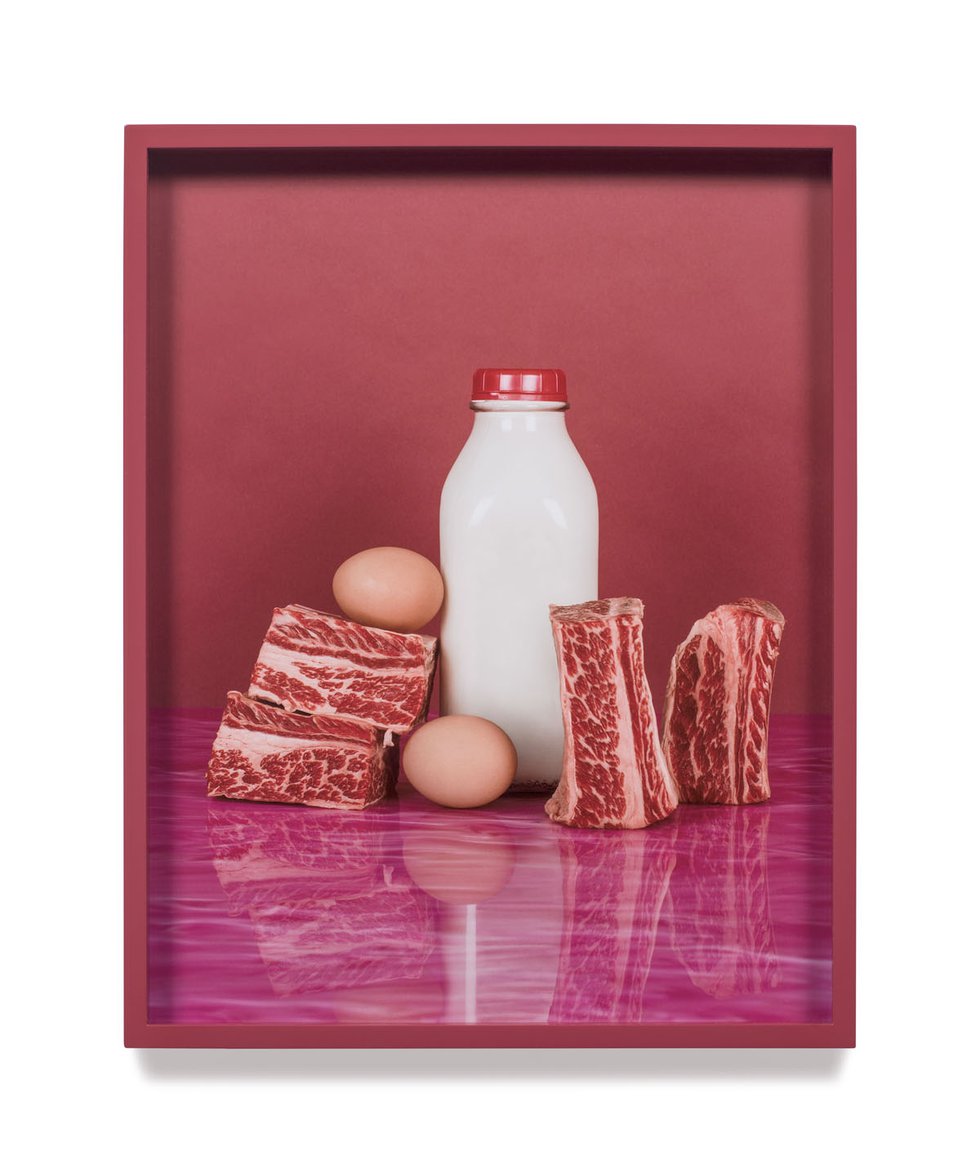 Elad Lassry, "Short Ribs, Eggs," 2012