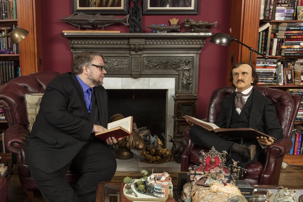 Portrait of Guillermo del Toro at Bleak House. Photo © Josh White/ JWPictures.com