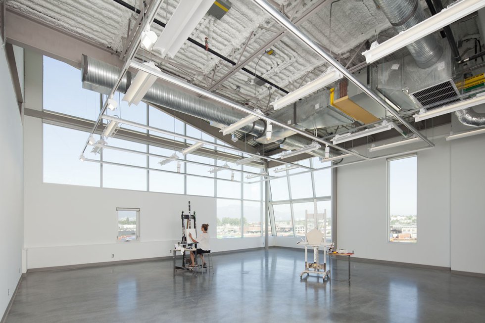 A painting studio at Emily Carr University of Art and Design in Vancouver. Photo courtesy of ECUAD.