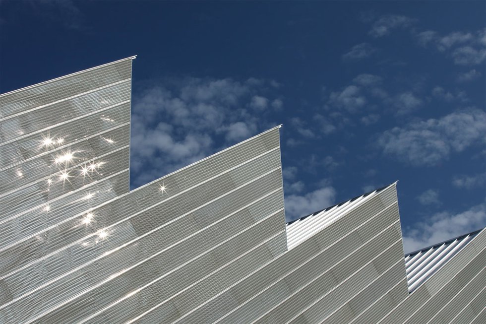 The saw-toothed roof of the Polygon Gallery in North Vancouver (photo ©Ema Peter Photography).