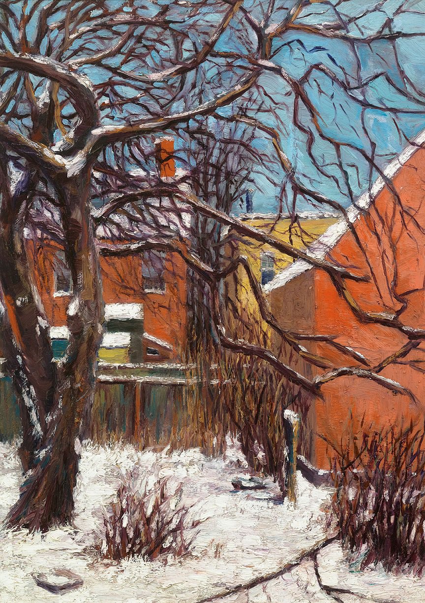 Lawren Harris, &quot;Rear of Houses, Frances Street,&quot; 1910-1912