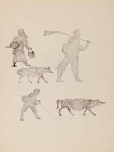 Niviaqsi (Niviaksiak), &quot;The Family Hunting,&quot; circa 1957-1958