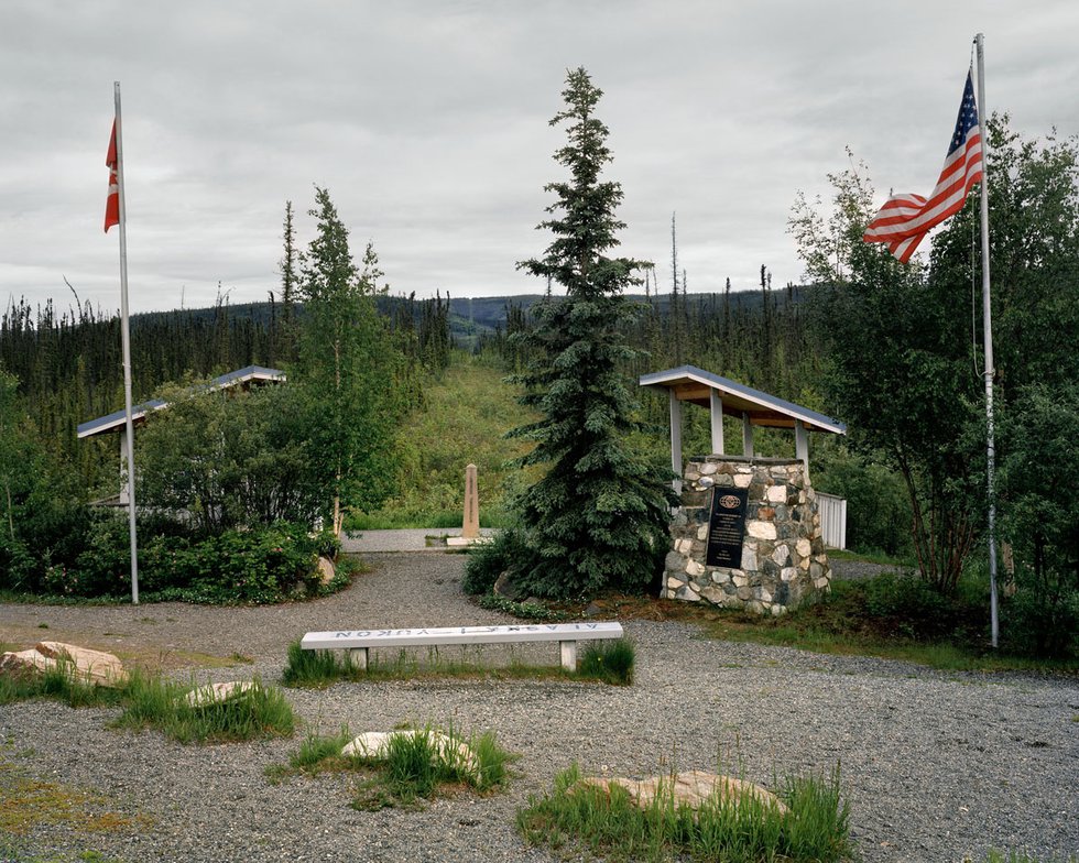 Andreas Rutkauskas, &quot; Monument #162B, Alaska / Yukon,&quot; 2011