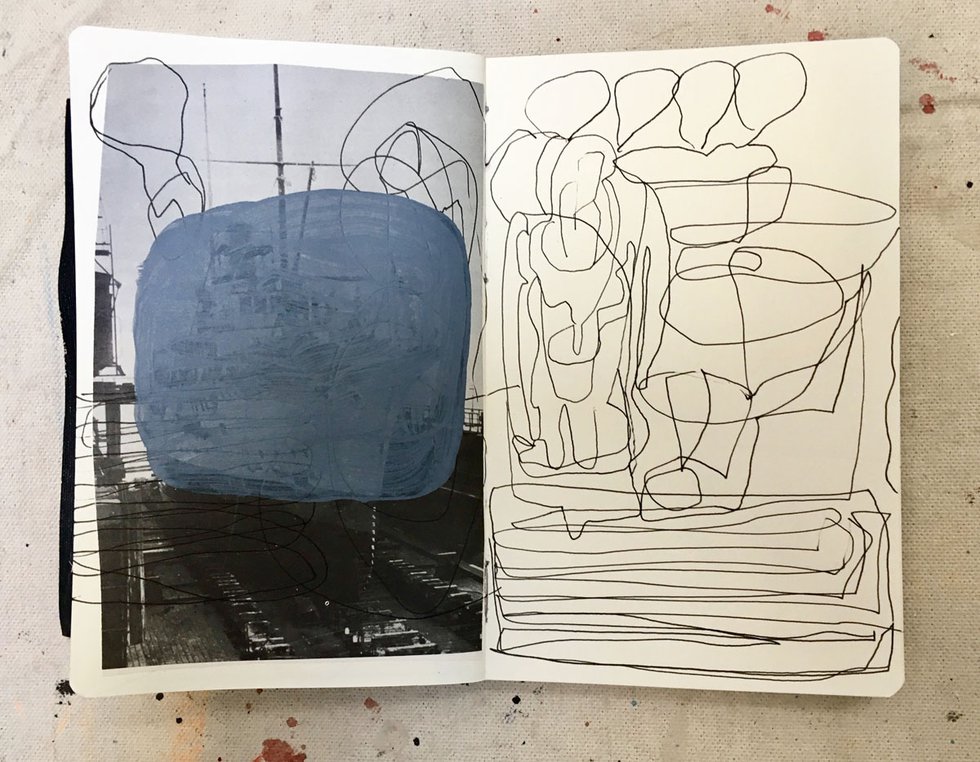 Mark Dicey, “Sketchbook,” 2017