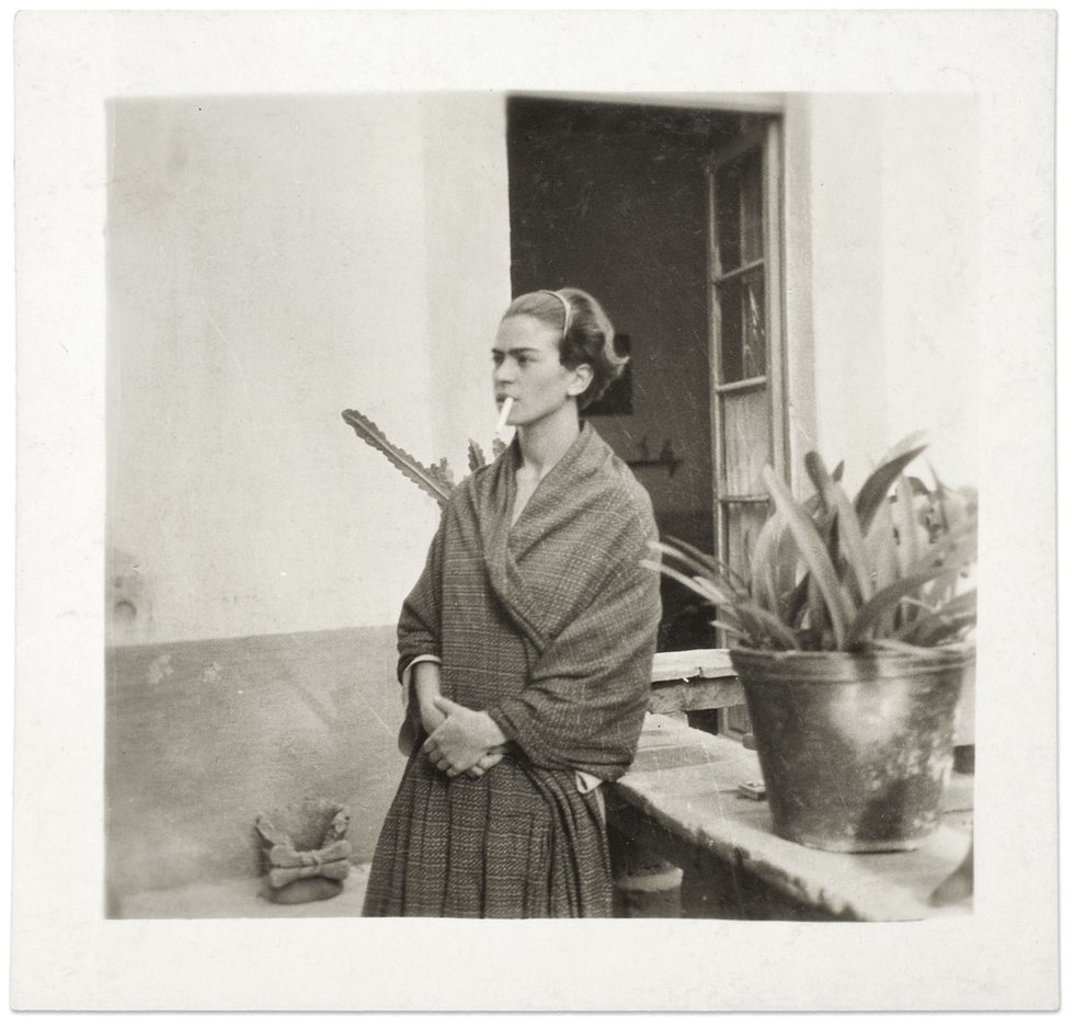 Frida Kahlo in the Blue House, anonymous, 1930 ©Frida Kahlo Museum