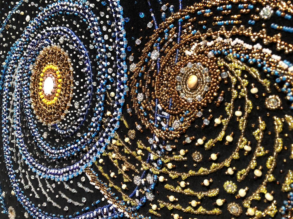 Margaret Nazon, "Mask Galaxy" (detail), no date