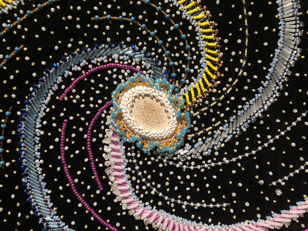 Margaret Nazon, &quot;Milky Way Spiral Galaxy&quot; (detail), no date