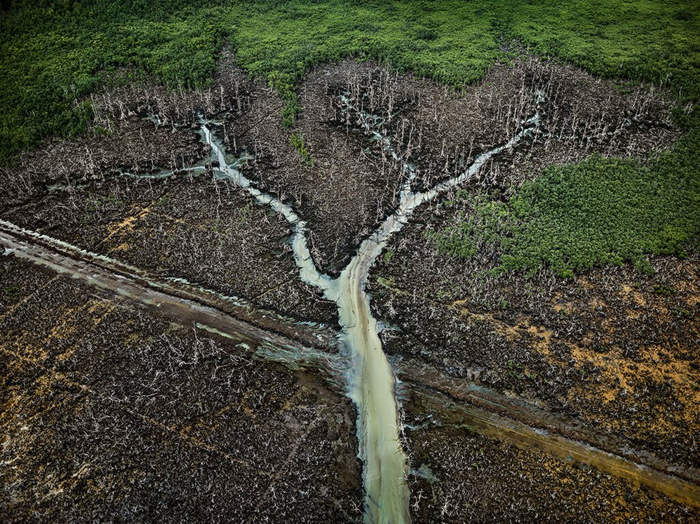 Edward Burtynsky, &quot;Oil Bunkering #2 Niger Delta,&quot; 2016