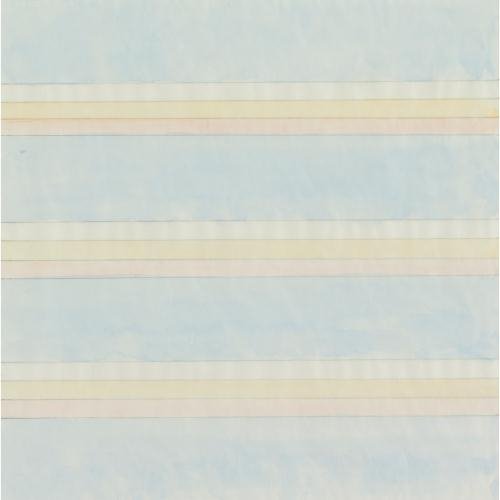 Agnes Martin, "Untitled," 1977 (©Agnes Martin courtesy of WikiArt)