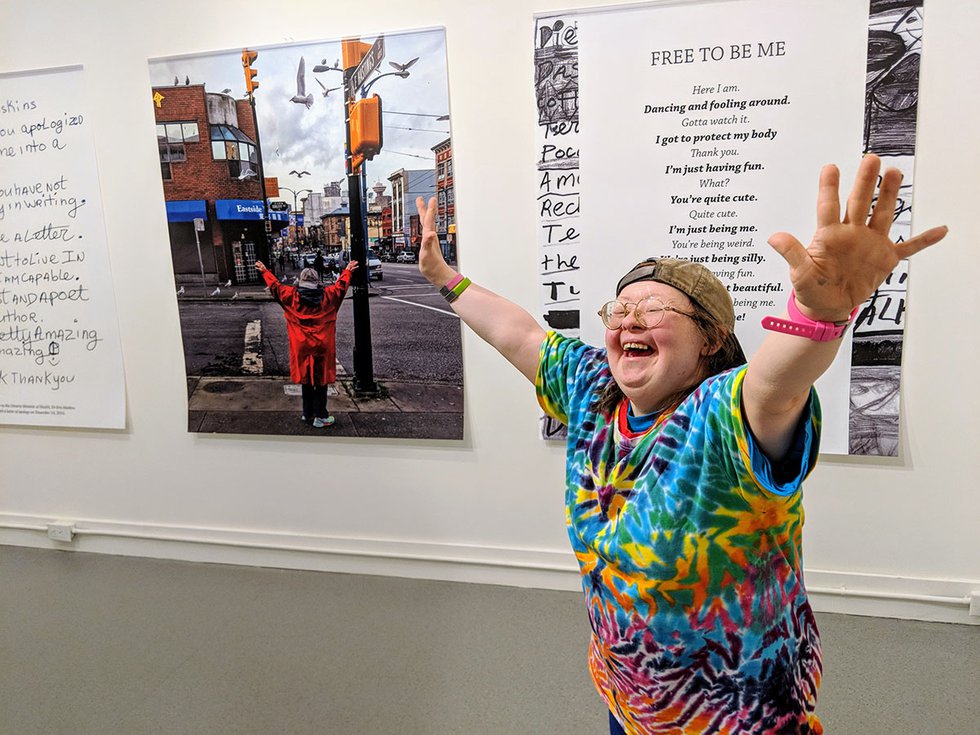 Teresa Pocock celebrates her exhibition and book launch at Gallery Gachet in Vancouver. (Photo by Billiam James)