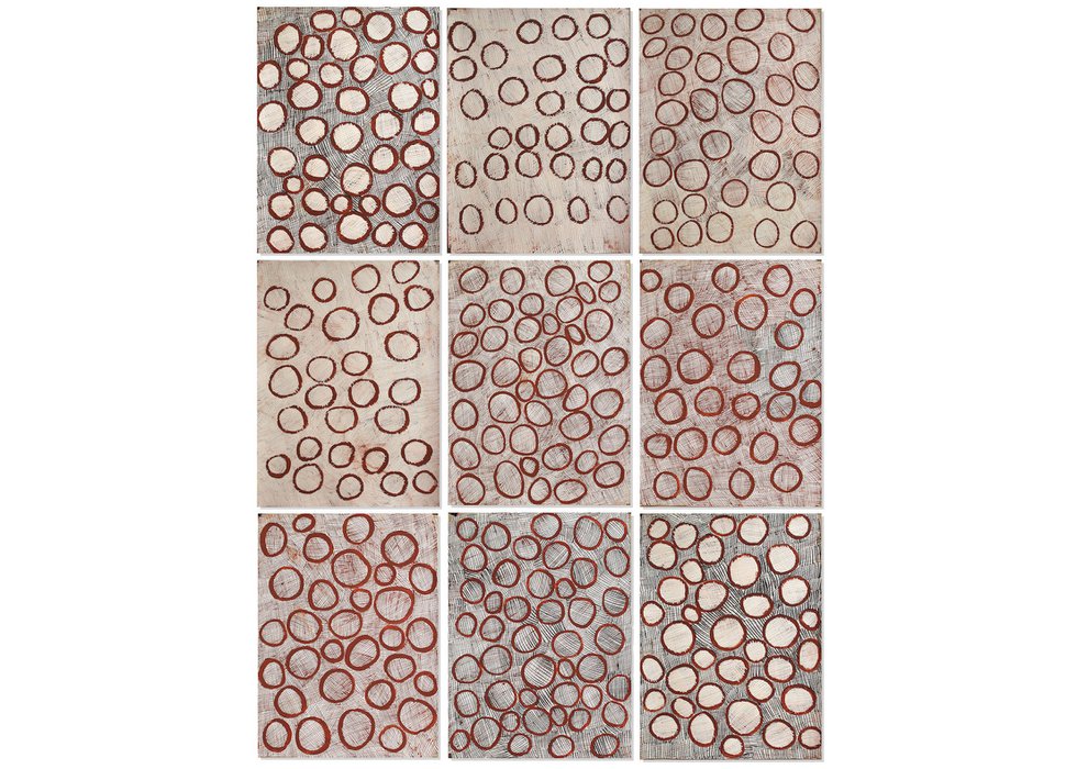 Nyapanyapa Yunupingu, “Circles," 2014