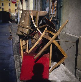 "Discarded Chairs Geneva (#1)"