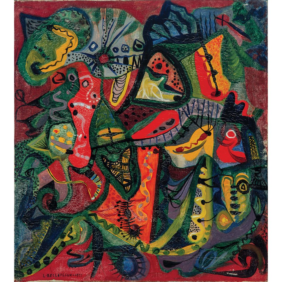 Léon Bellefleur, "Mascarade," 1951