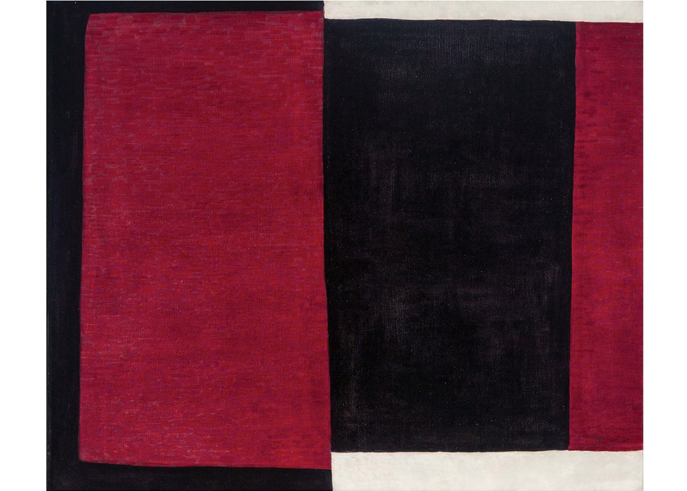 Marion Nicoll, "Guaycurai - Red Rock, Black Rock," 1966