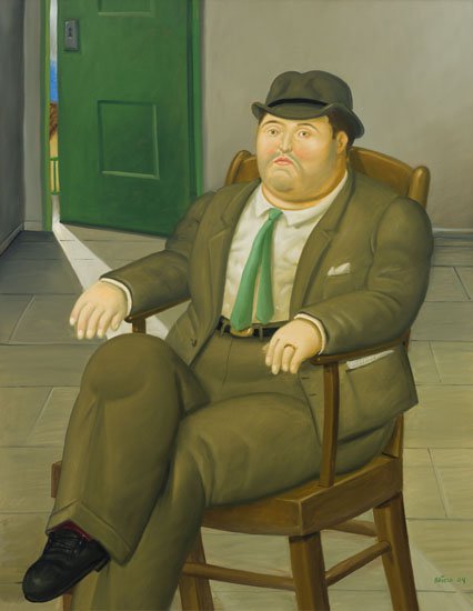 Fernando Botero, "Seated Man," 2004