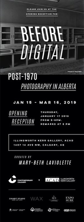 Before Digital: Post 1970 Photography in Alberta