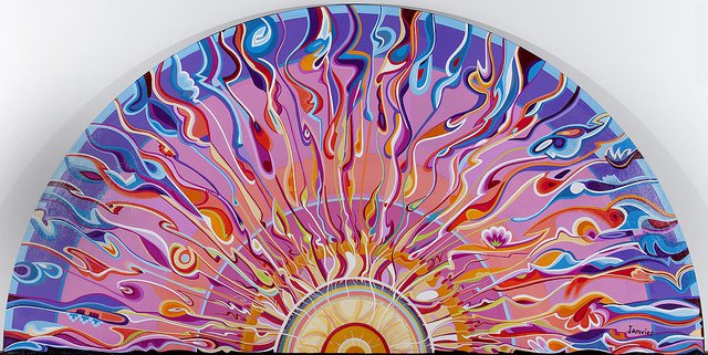 Alex Janvier, "Sunrise"