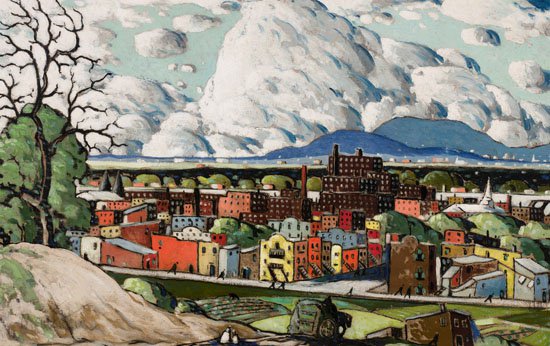 Marc-Aurèle Fortin, "Paysage à Hochelaga," circa 1930