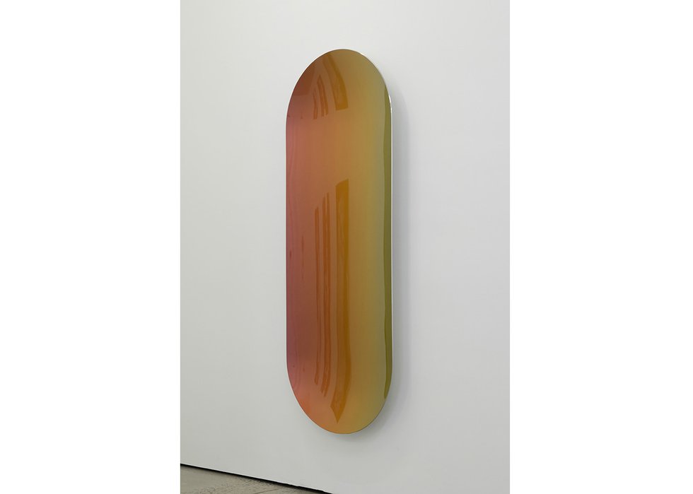 Christian Eckart, “Curved Monochrome Painting - 5th Variation #2005-1,” 2002