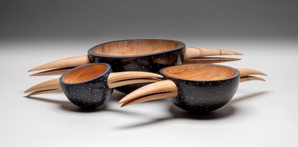 Michael Hosaluk, “Raven Bowls,” 2019