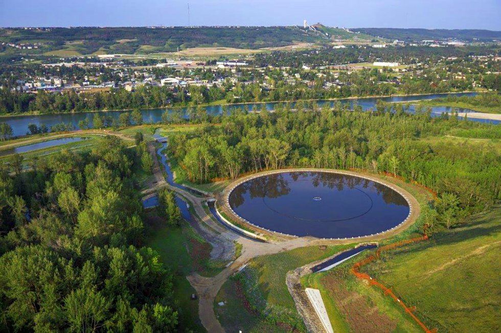 Sans façon (Tristan Surtees and Charles Blanc), "Watershed+ Dale Hodges Park," 2019