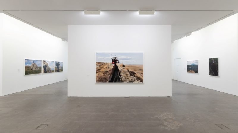 Installation view of Meryl McMaster, "As Immense as the Sky" at Ikon Gallery, Birmingham UK, 2019 © Ikon Gallery