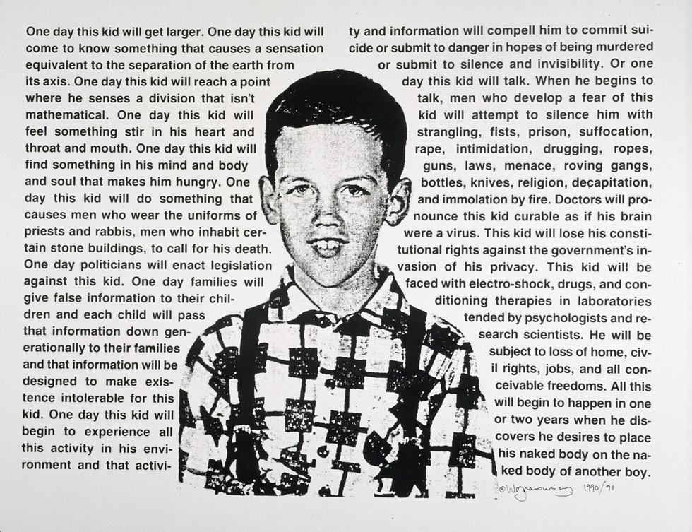 David Wojnarowicz, “Untitled (One Day this Kid),” 1990-91/2018