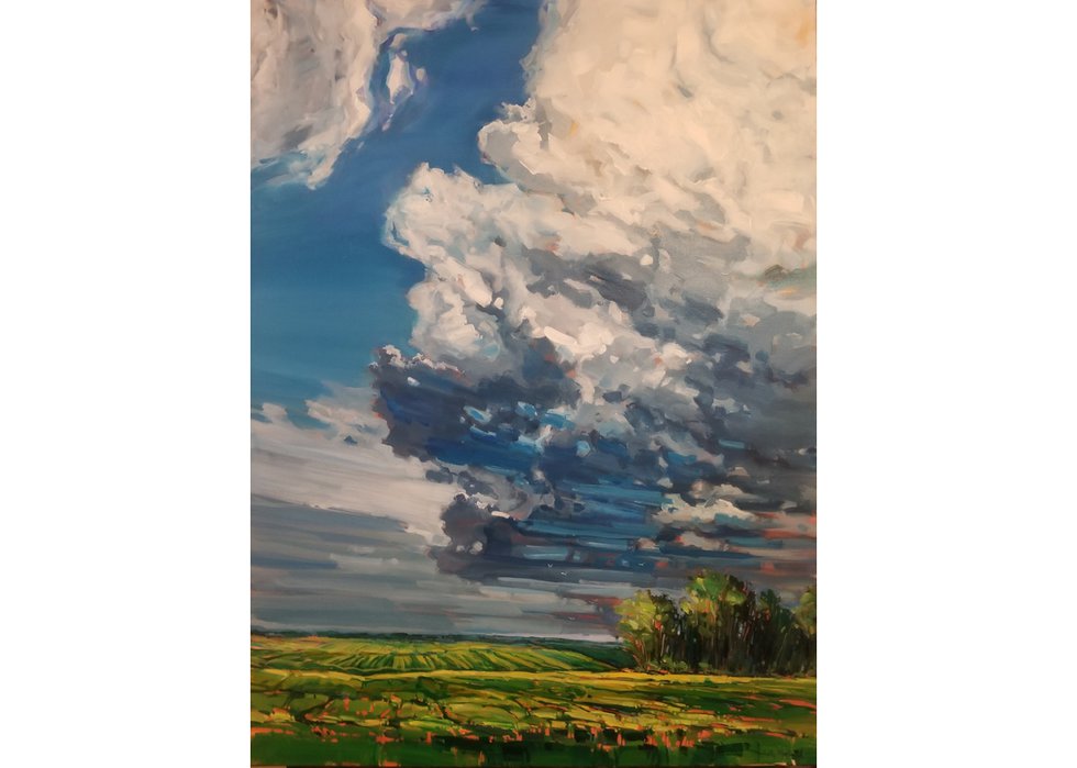 Holly Dyrland, “July Sky,” 2020