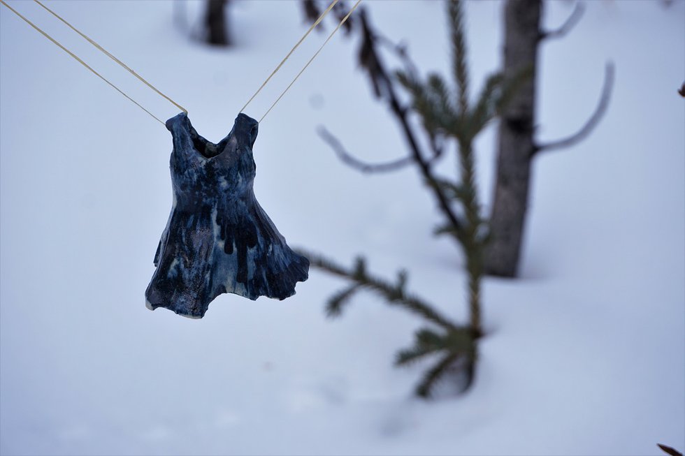 Nicole Bauberger, "Small Blue Dress," 2020