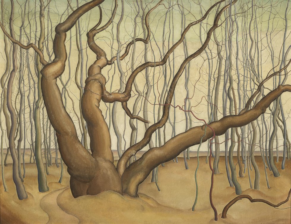 Lionel LeMoine FitzGerald,“Poplar Woods (Poplars),” 1929