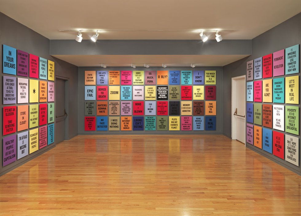 Douglas Coupland, "Slogans for the 21st Century," 2011–14