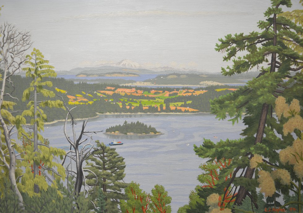 E.J. Hughes, “Above Saanich Inlet,” 1976