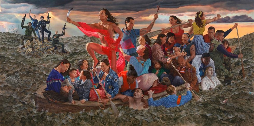 Kent Monkman, (Cree, b. 1965). "Resurgence of the People," 2019