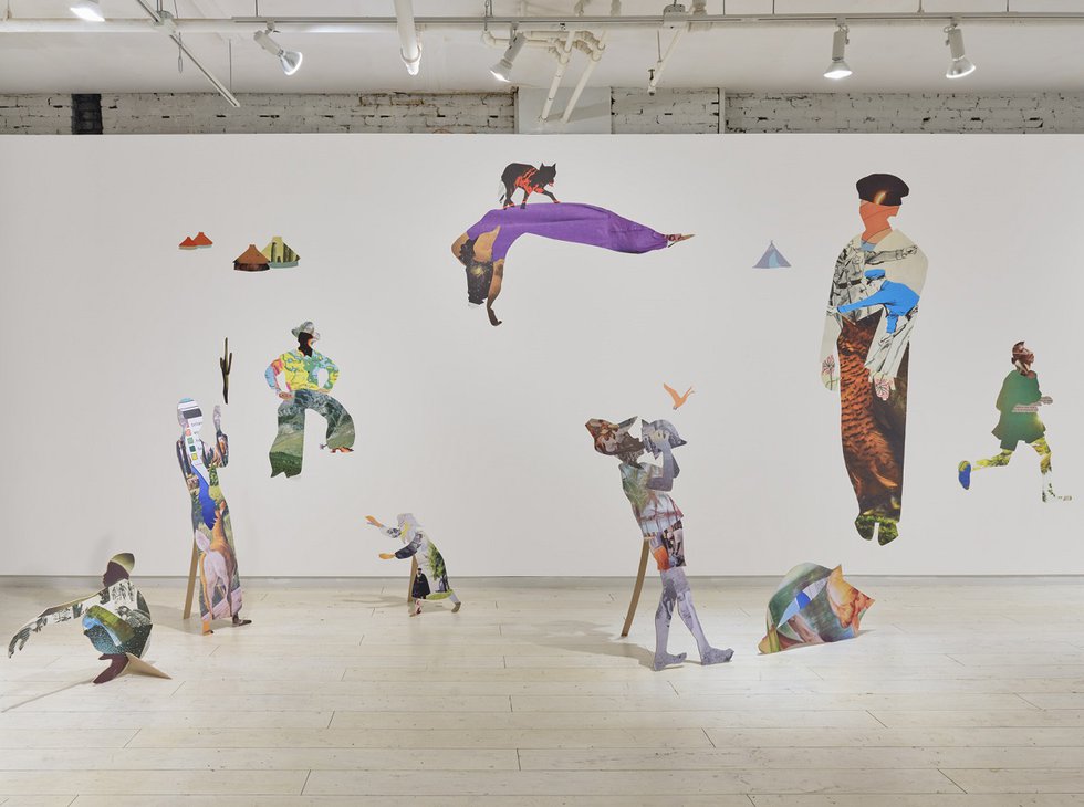 Anna Binta Diallo, “Wanderings,” 2020, installation view at Access Gallery (photo by Rachel Topham Photography)