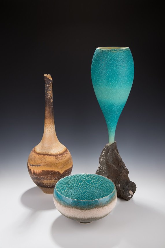 Work by Mary Fox, a potter in Ladysmith, B.C. (courtesy Circle Craft, Vancouver)