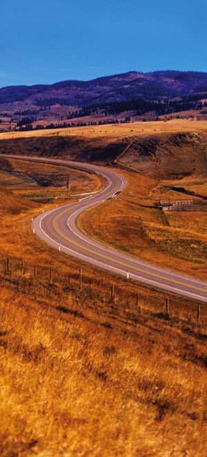 "Highway 22 on the Cowboy Trail"