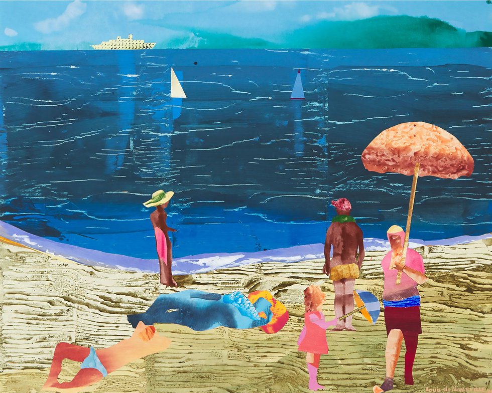 Louis de Niverville, “A Long Day at the Beach,” 1996