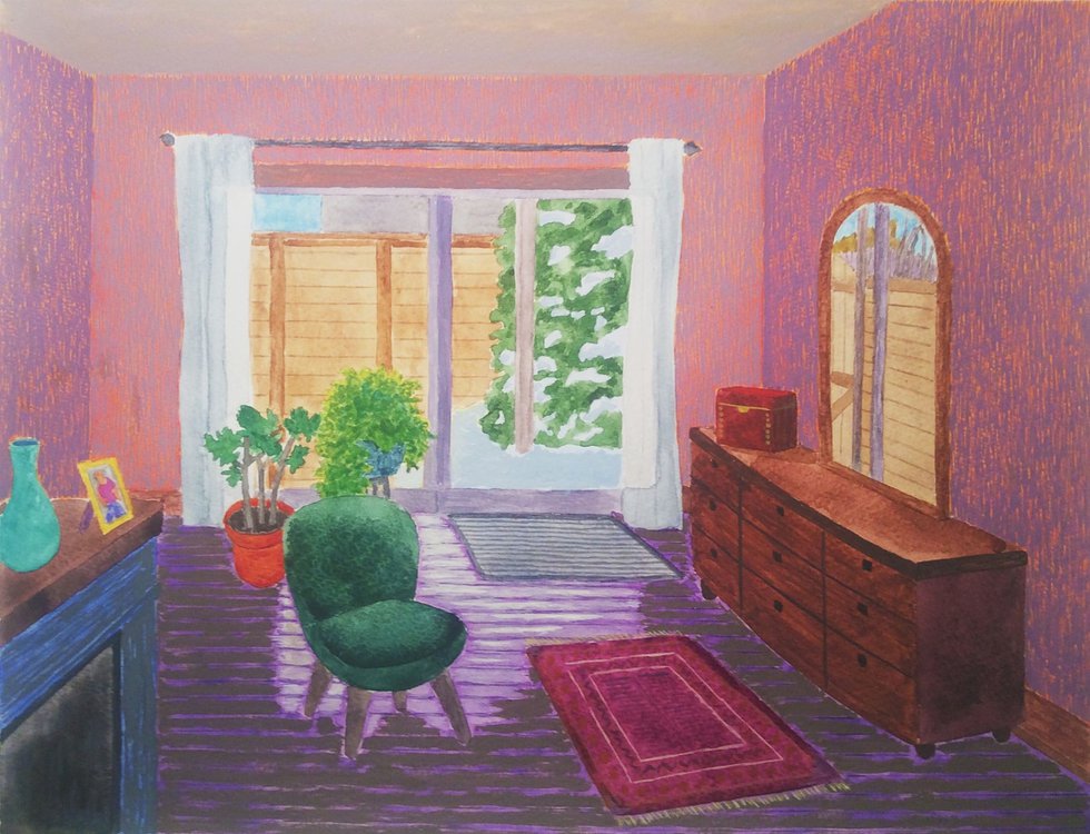 Norm Dallin, “Bedroom,” 2019