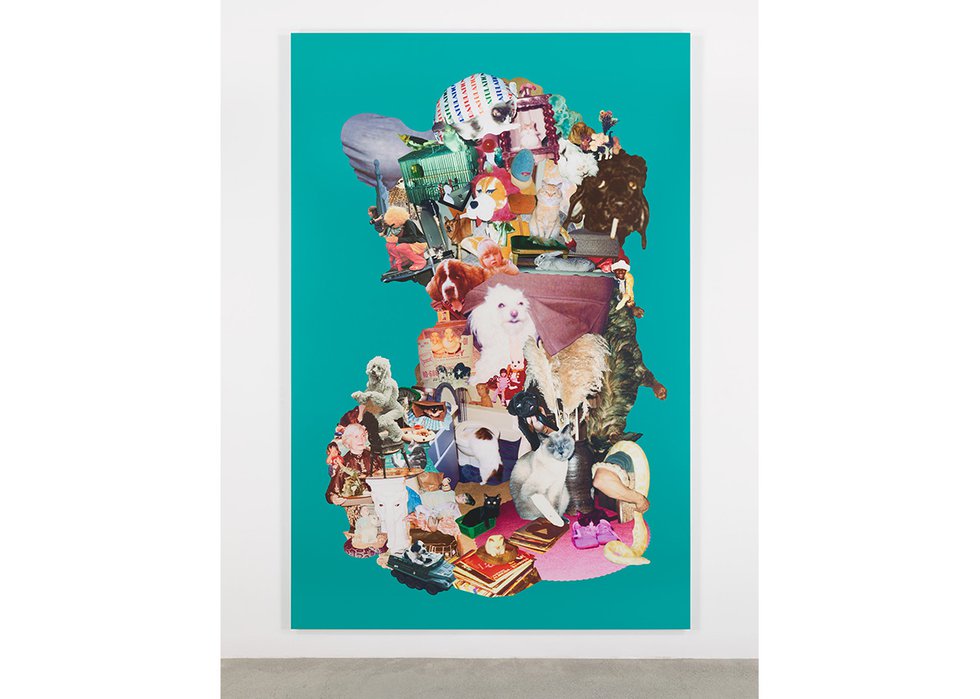 Steven Shearer, “Dogpile,” 2019