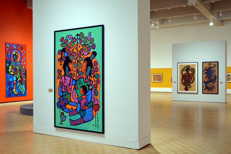 Norval Morrisseau, “Miskwaabik Animiiki / Power Lines: The Work of Norval Morrisseau,” 2021