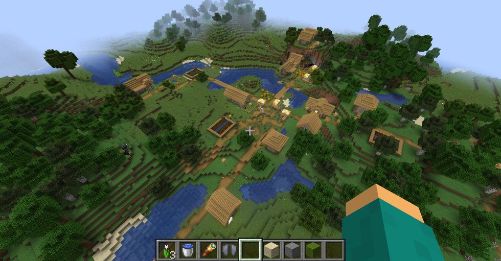 Screen capture from the MacKenzie Art Gallery Minecraft server, 2021. (courtesy the MacKenzie Art Gallery)