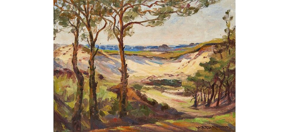 Mary Ella Dignam, “Sand Dunes,” no date