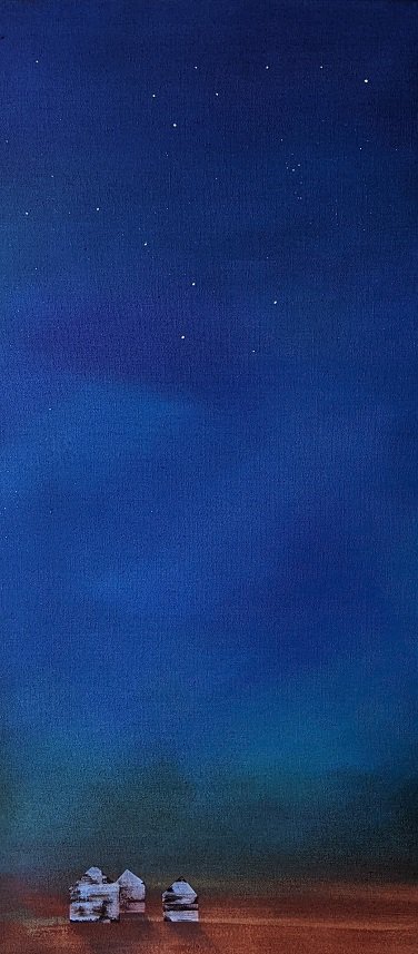 Noni Boyle, “Navigation,” 2021, acrylic on canvas, 38” x 18” (courtesy the artist)