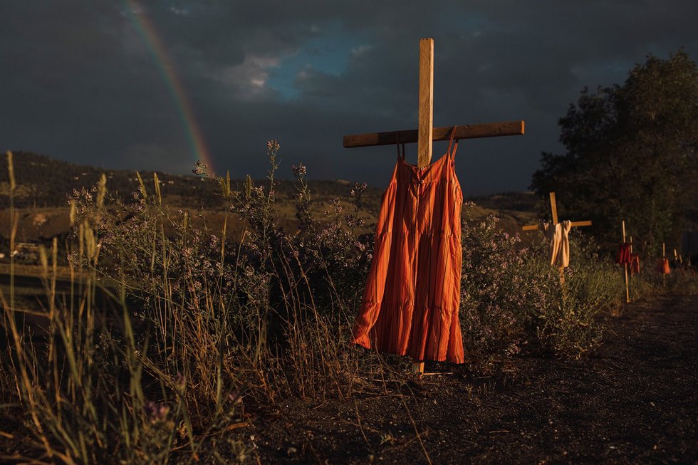 Amber Bracken, "Kamloops Residential School," for The New York Times