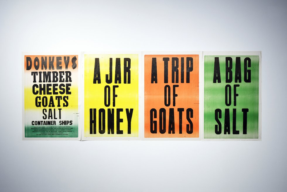 Bill Burns, “Letterpress Posters,” 2020