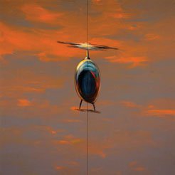 Wanda Koop, "Helicopter" (from the series Northern Suite)